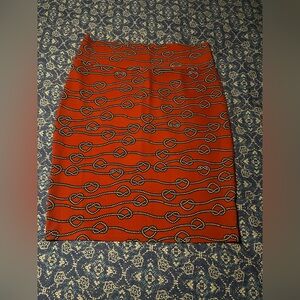 LuLaRoe Cassie Rope Patterned Pencil Skirt